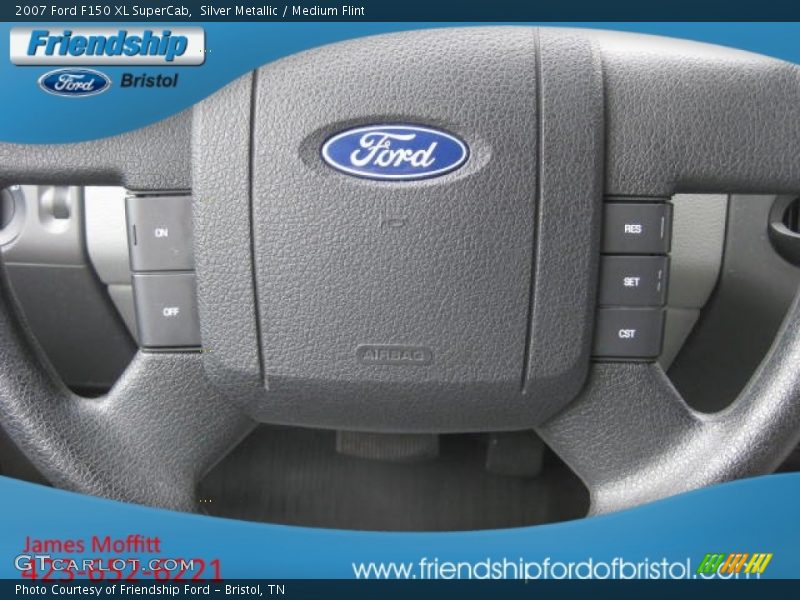 Silver Metallic / Medium Flint 2007 Ford F150 XL SuperCab