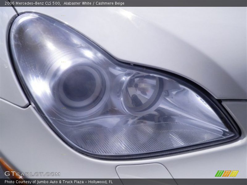 Alabaster White / Cashmere Beige 2006 Mercedes-Benz CLS 500