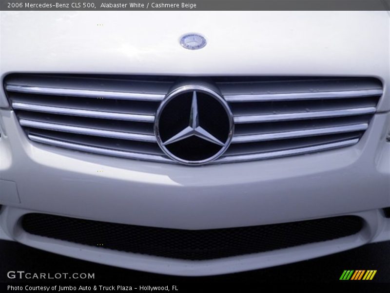 Alabaster White / Cashmere Beige 2006 Mercedes-Benz CLS 500