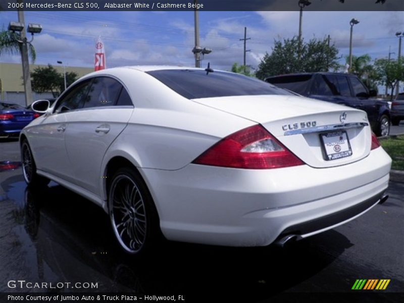 Alabaster White / Cashmere Beige 2006 Mercedes-Benz CLS 500