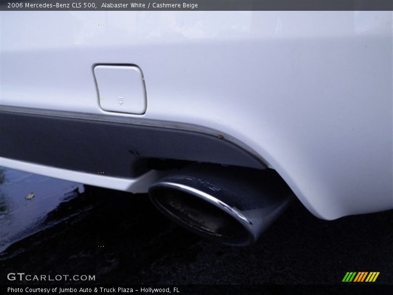 Alabaster White / Cashmere Beige 2006 Mercedes-Benz CLS 500