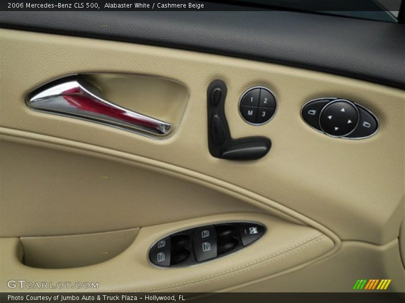 Alabaster White / Cashmere Beige 2006 Mercedes-Benz CLS 500