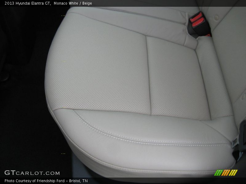 Monaco White / Beige 2013 Hyundai Elantra GT