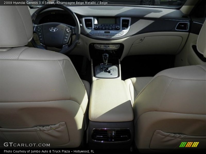 Champagne Beige Metallic / Beige 2009 Hyundai Genesis 3.8 Sedan