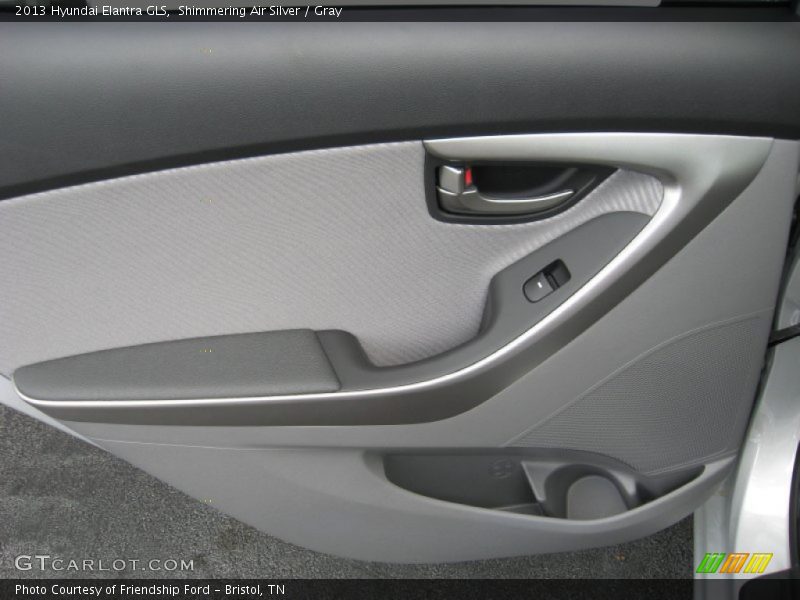 Shimmering Air Silver / Gray 2013 Hyundai Elantra GLS