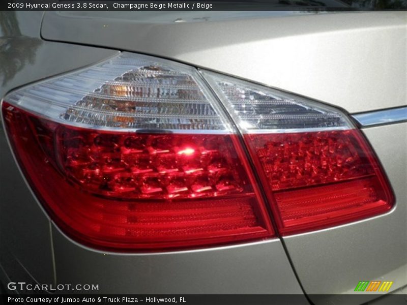 Champagne Beige Metallic / Beige 2009 Hyundai Genesis 3.8 Sedan