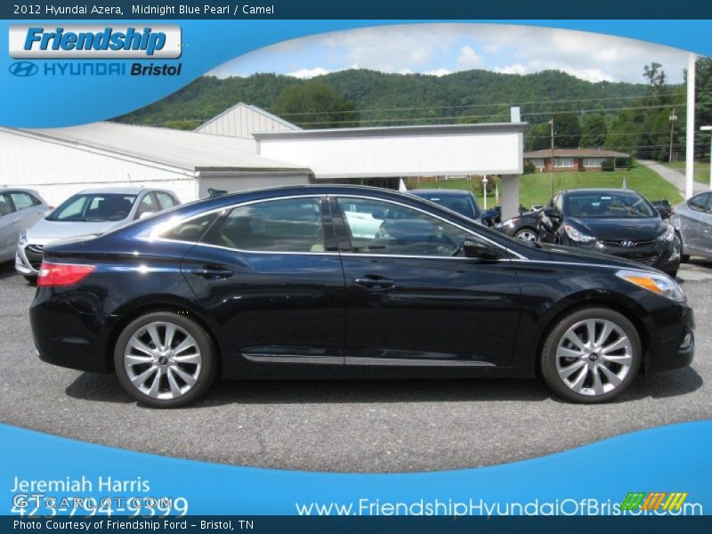 Midnight Blue Pearl / Camel 2012 Hyundai Azera