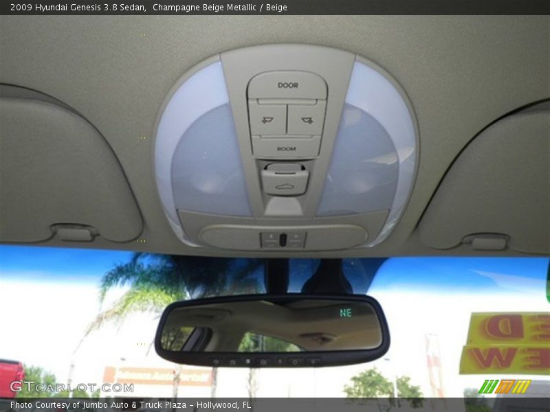 Champagne Beige Metallic / Beige 2009 Hyundai Genesis 3.8 Sedan
