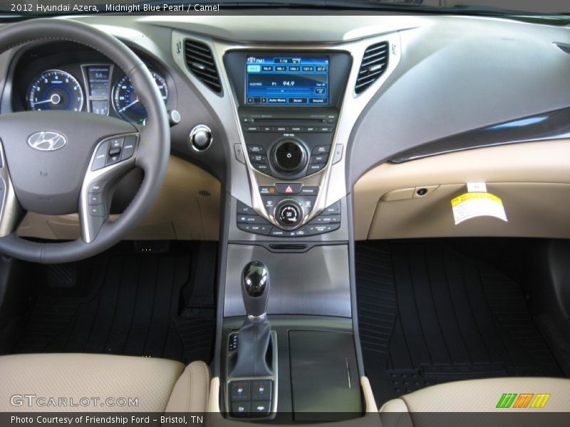 Midnight Blue Pearl / Camel 2012 Hyundai Azera