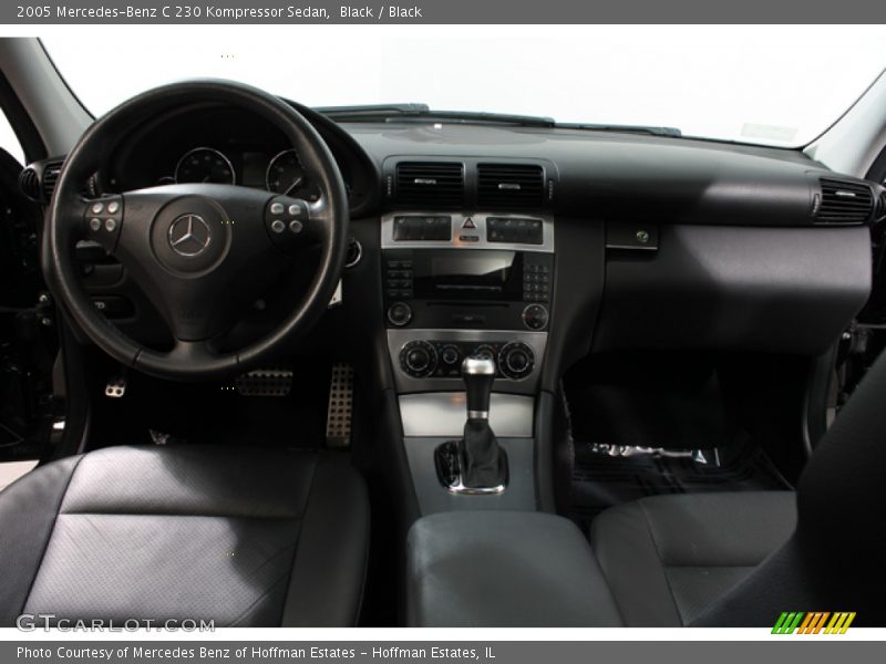 Black / Black 2005 Mercedes-Benz C 230 Kompressor Sedan