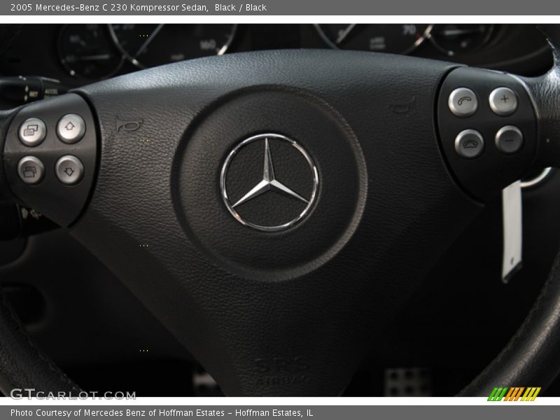 Black / Black 2005 Mercedes-Benz C 230 Kompressor Sedan
