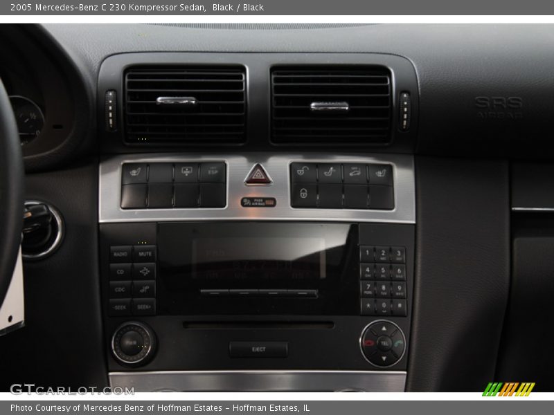 Black / Black 2005 Mercedes-Benz C 230 Kompressor Sedan