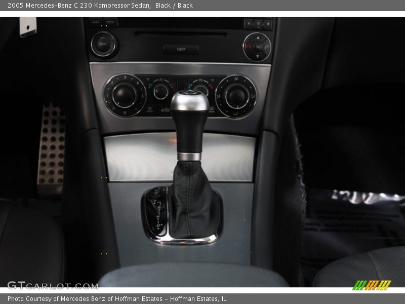 Black / Black 2005 Mercedes-Benz C 230 Kompressor Sedan