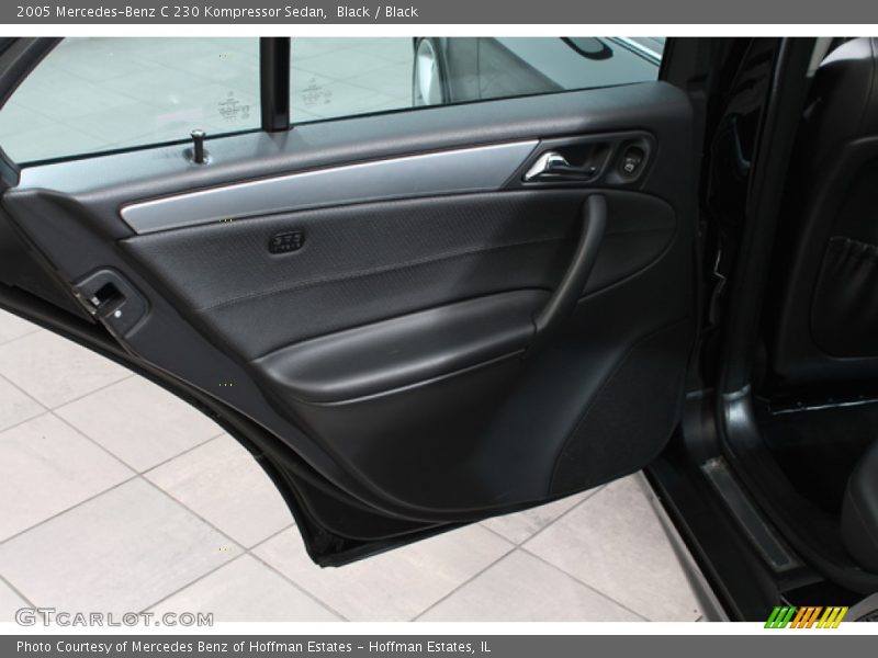 Black / Black 2005 Mercedes-Benz C 230 Kompressor Sedan