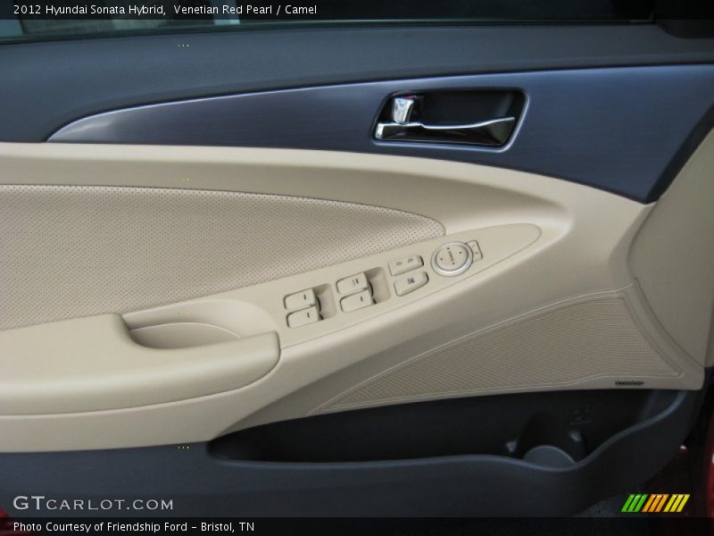 Venetian Red Pearl / Camel 2012 Hyundai Sonata Hybrid