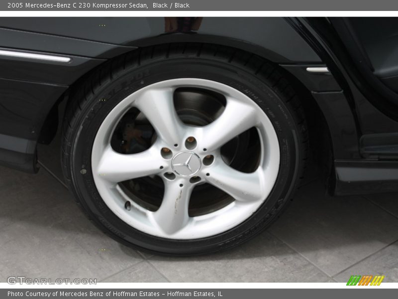 Black / Black 2005 Mercedes-Benz C 230 Kompressor Sedan