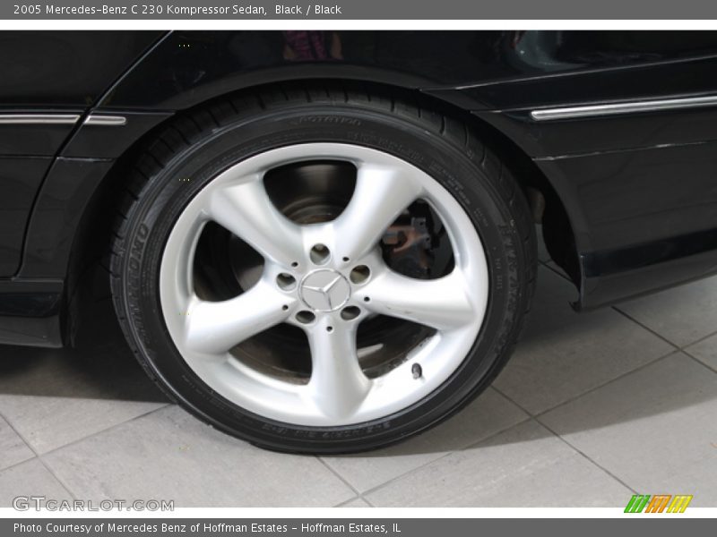 Black / Black 2005 Mercedes-Benz C 230 Kompressor Sedan