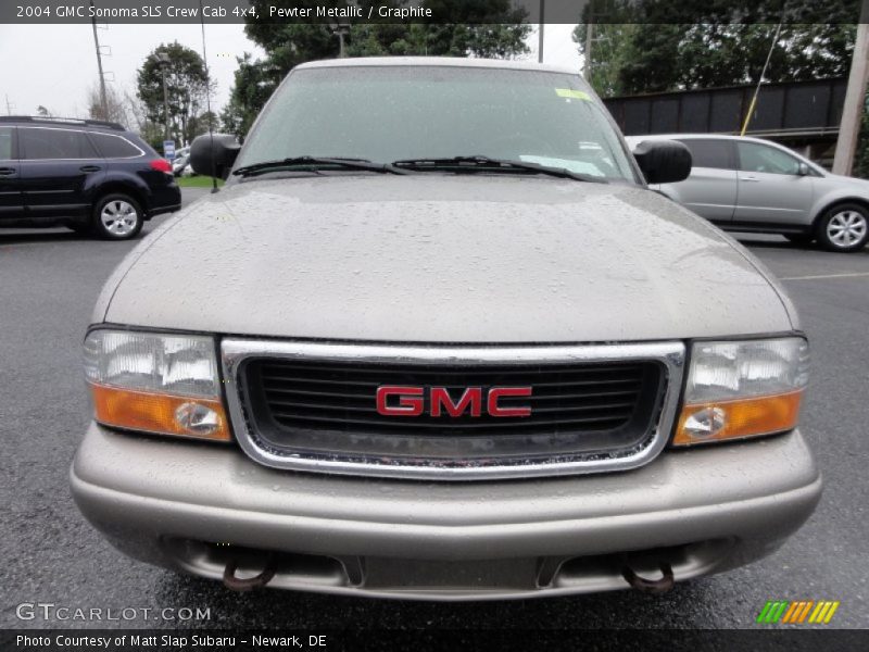 Pewter Metallic / Graphite 2004 GMC Sonoma SLS Crew Cab 4x4