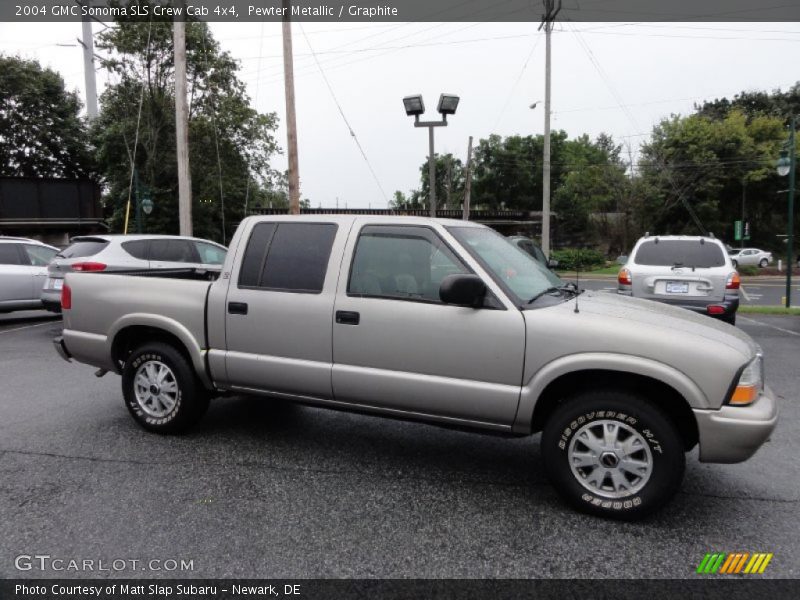 Pewter Metallic / Graphite 2004 GMC Sonoma SLS Crew Cab 4x4
