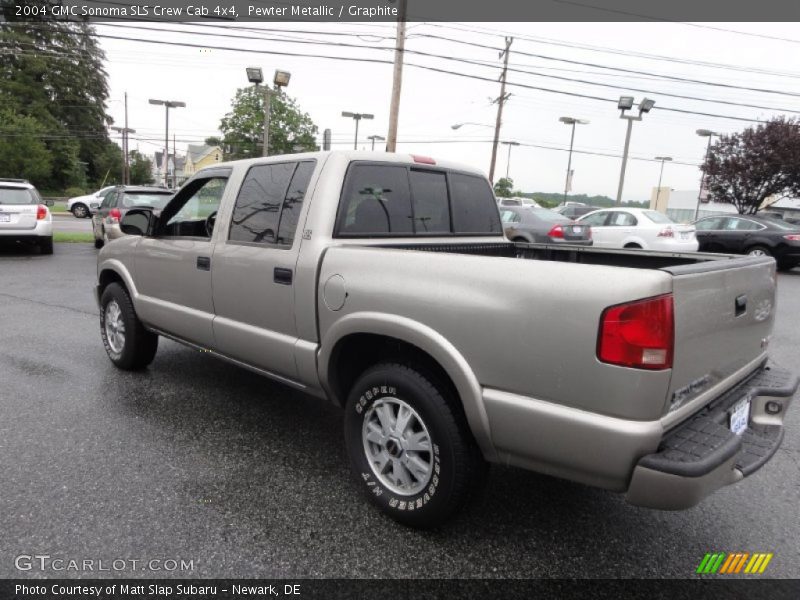 Pewter Metallic / Graphite 2004 GMC Sonoma SLS Crew Cab 4x4