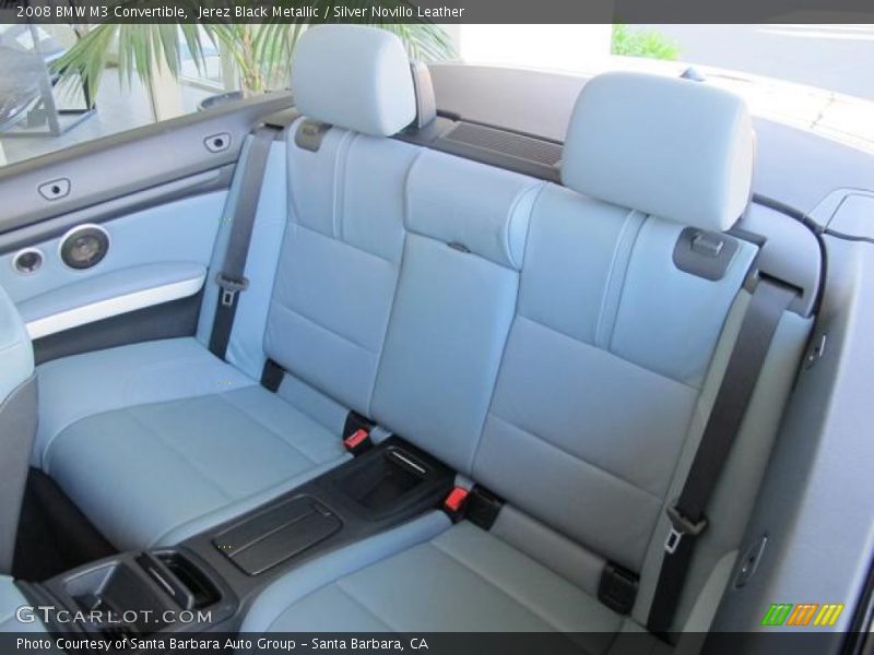 Jerez Black Metallic / Silver Novillo Leather 2008 BMW M3 Convertible