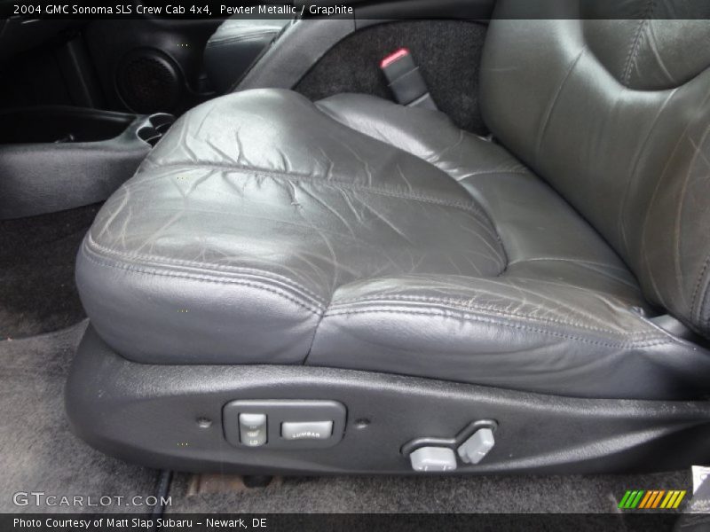Pewter Metallic / Graphite 2004 GMC Sonoma SLS Crew Cab 4x4