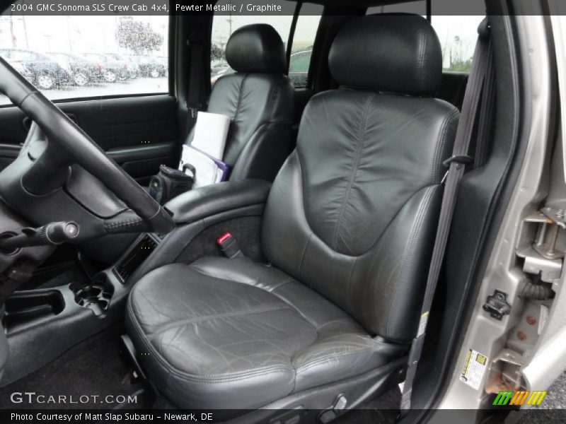 Front Seat of 2004 Sonoma SLS Crew Cab 4x4