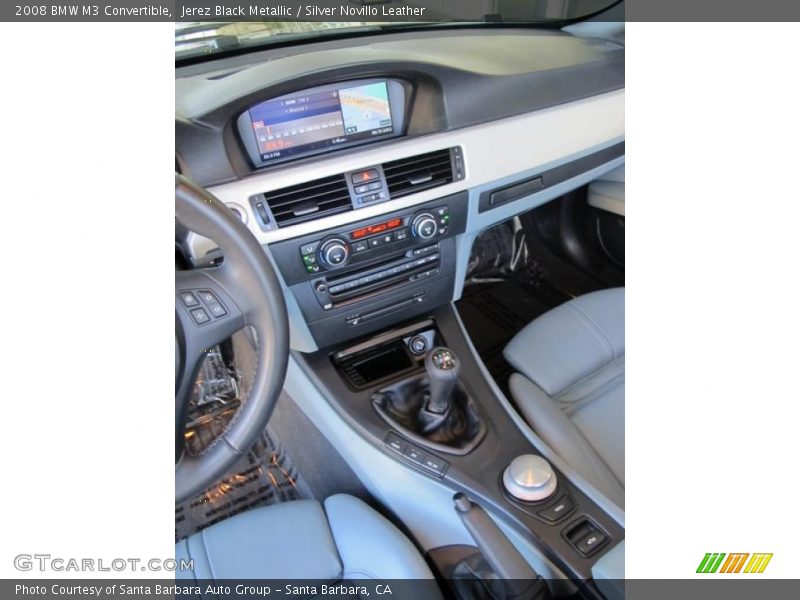 Jerez Black Metallic / Silver Novillo Leather 2008 BMW M3 Convertible