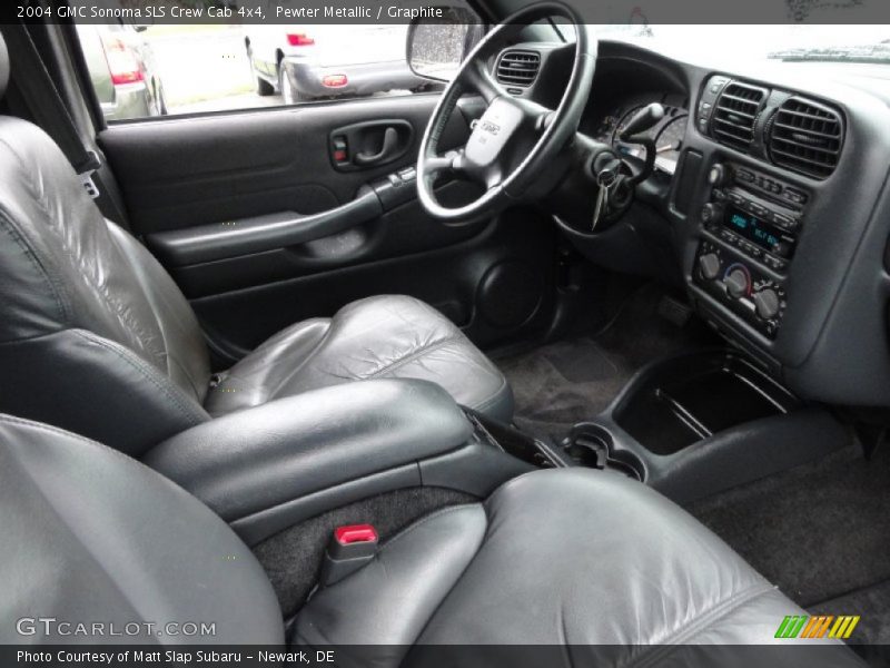 Pewter Metallic / Graphite 2004 GMC Sonoma SLS Crew Cab 4x4