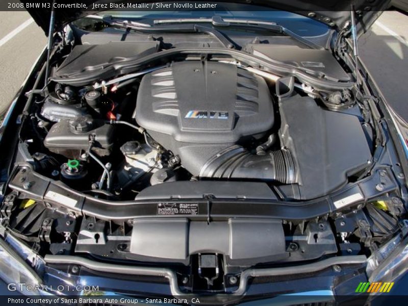  2008 M3 Convertible Engine - 4.0 Liter DOHC 32-Valve VVT V8