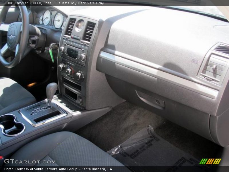 Steel Blue Metallic / Dark Slate Gray 2008 Chrysler 300 LX