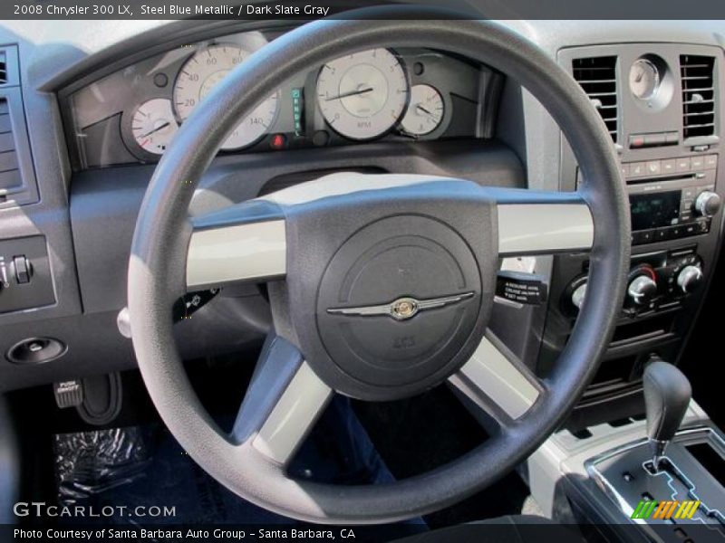 Steel Blue Metallic / Dark Slate Gray 2008 Chrysler 300 LX
