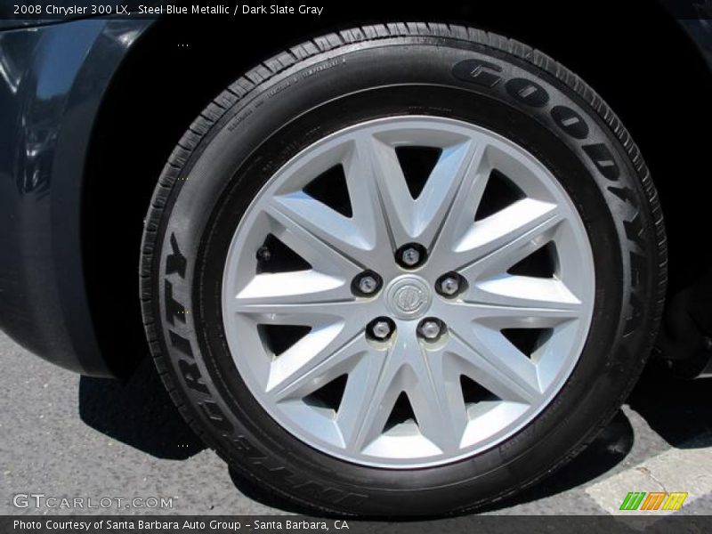 Steel Blue Metallic / Dark Slate Gray 2008 Chrysler 300 LX