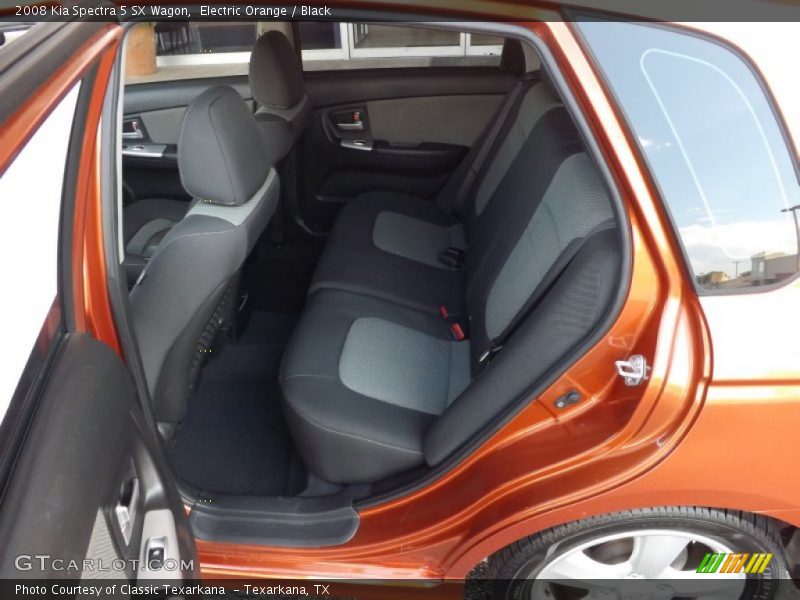 Electric Orange / Black 2008 Kia Spectra 5 SX Wagon