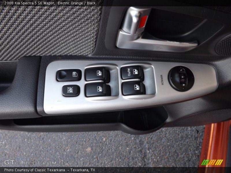 Electric Orange / Black 2008 Kia Spectra 5 SX Wagon
