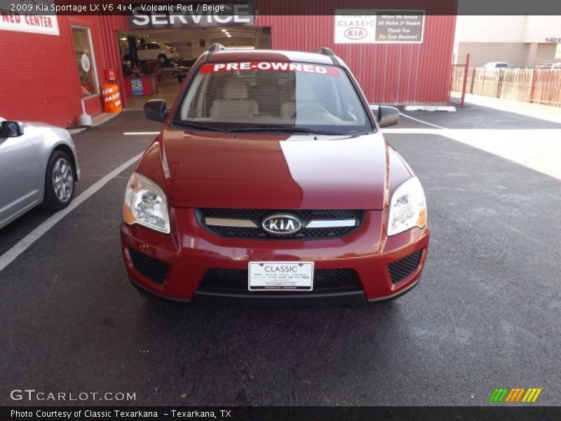 Volcanic Red / Beige 2009 Kia Sportage LX V6 4x4