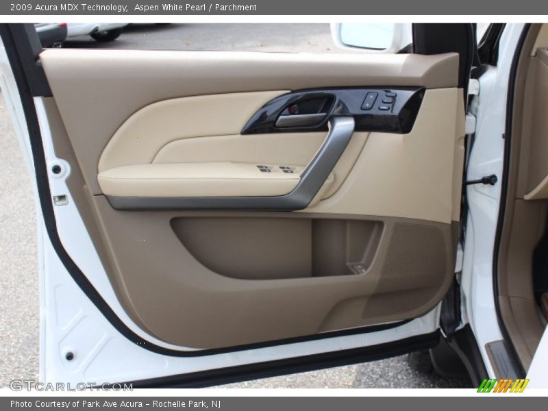 Aspen White Pearl / Parchment 2009 Acura MDX Technology