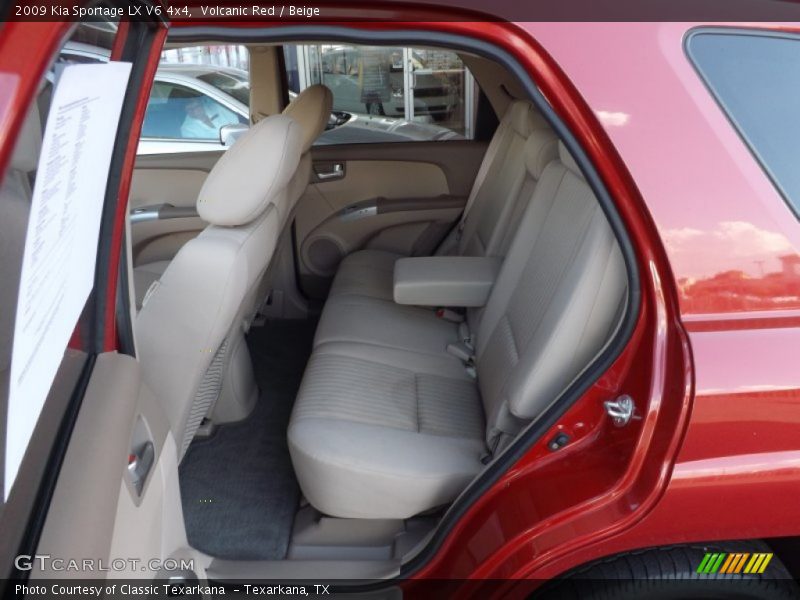 Volcanic Red / Beige 2009 Kia Sportage LX V6 4x4
