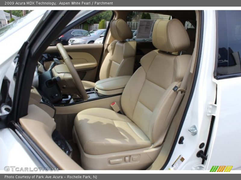 Aspen White Pearl / Parchment 2009 Acura MDX Technology