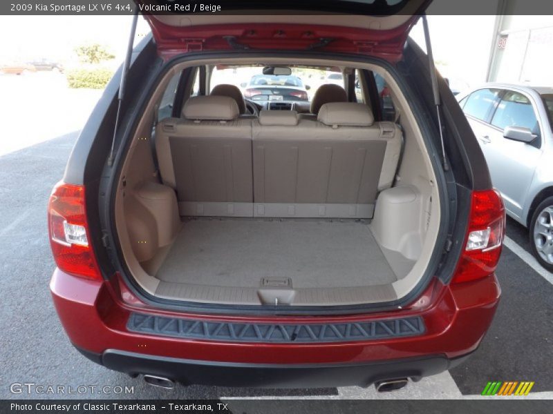 Volcanic Red / Beige 2009 Kia Sportage LX V6 4x4