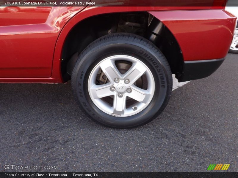 Volcanic Red / Beige 2009 Kia Sportage LX V6 4x4