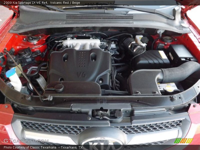 Volcanic Red / Beige 2009 Kia Sportage LX V6 4x4