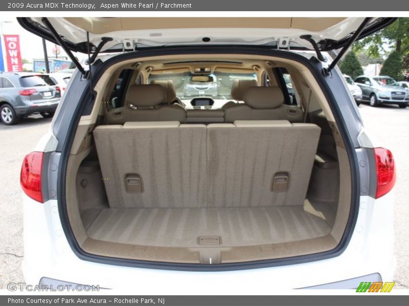 Aspen White Pearl / Parchment 2009 Acura MDX Technology