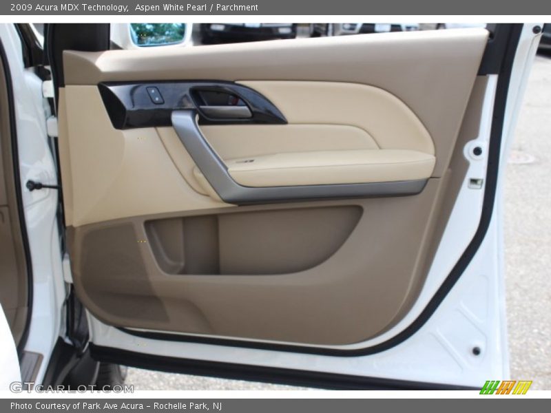 Aspen White Pearl / Parchment 2009 Acura MDX Technology