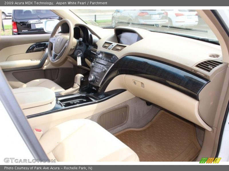 Aspen White Pearl / Parchment 2009 Acura MDX Technology