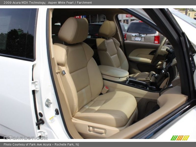 Aspen White Pearl / Parchment 2009 Acura MDX Technology