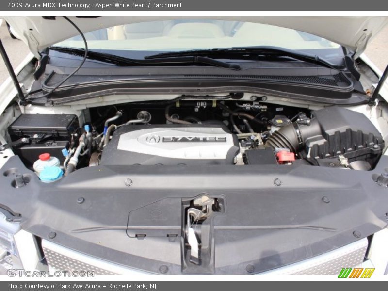 Aspen White Pearl / Parchment 2009 Acura MDX Technology