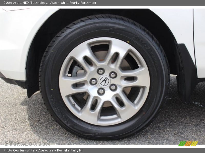 Aspen White Pearl / Parchment 2009 Acura MDX Technology