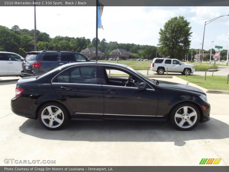 Black / Black 2010 Mercedes-Benz C 300 Sport