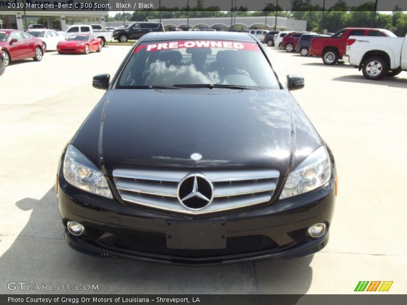 Black / Black 2010 Mercedes-Benz C 300 Sport